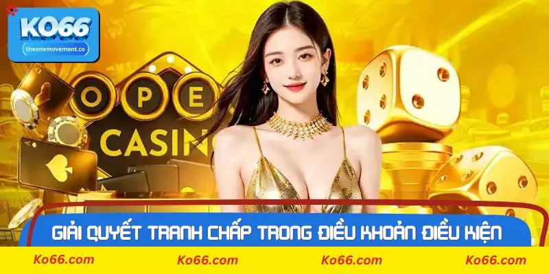 Chính sách giải quyết tranh chấp trong điều khoản điều kiện Ko66